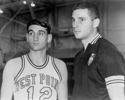 Mike Krzyzewski and Bobby Knight at West Point
